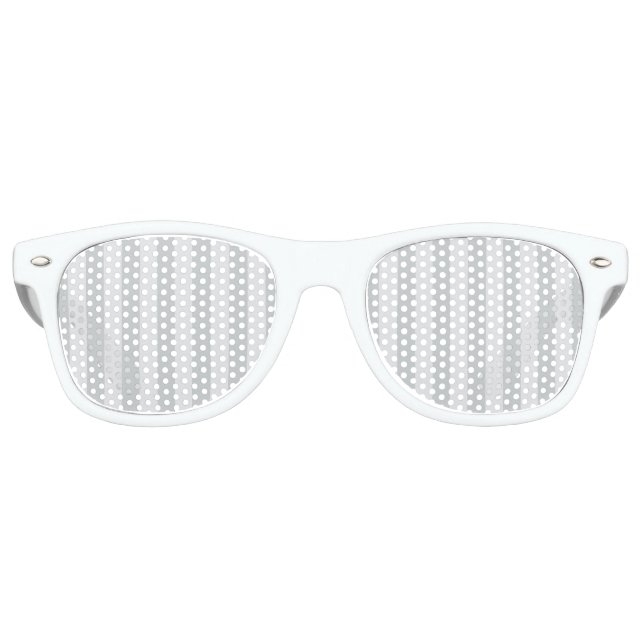 Gafas De Fiesta Retro Cambiar bandas grises a cualquier Personalizar de  (Anverso)