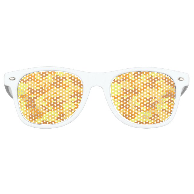 Gafas De Fiesta Retro Camuflaje de oro (Anverso)