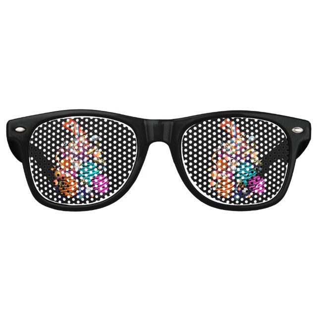 Gafas De Fiesta Retro Candy espacial (Anverso)