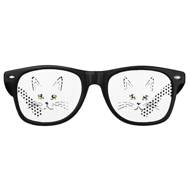 Gafas De Fiesta Retro Cara de gato (Anverso)