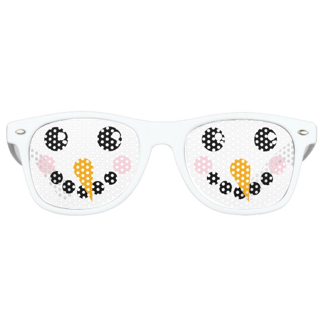 Gafas De Fiesta Retro Cara de Snowman (Anverso)