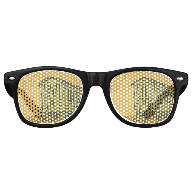 Gafas De Fiesta Retro Caravana gitana (Anverso)