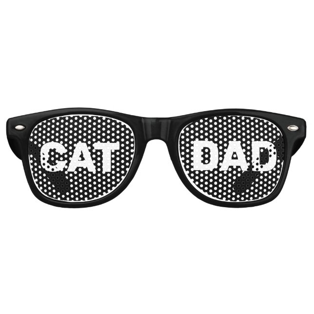 GAFAS DE FIESTA RETRO CAT DAD NOVEDAD SUNGLASSES SOMBRAS (Anverso)