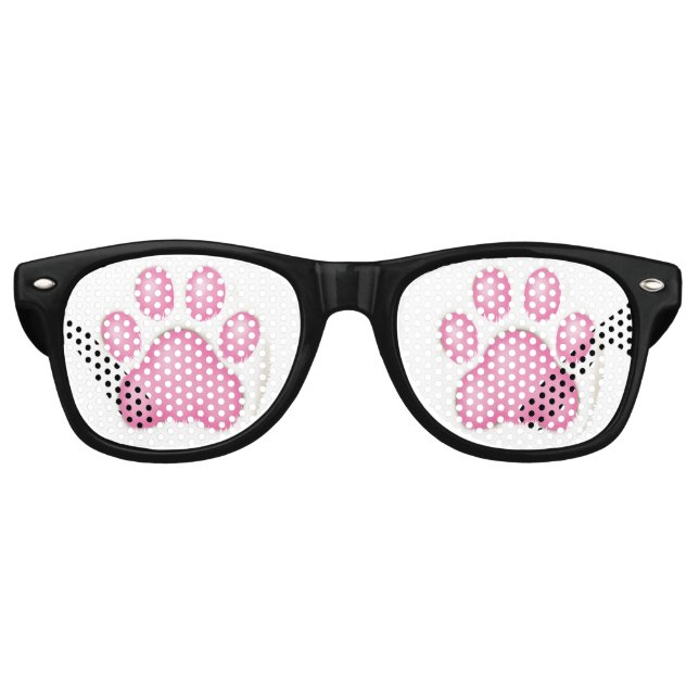 Gafas De Fiesta Retro cat's paw. (Anverso)