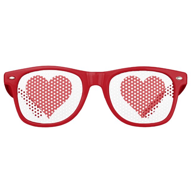 Gafas De Fiesta Retro Celebración del Día de San Valentín de Guay del co (Anverso)