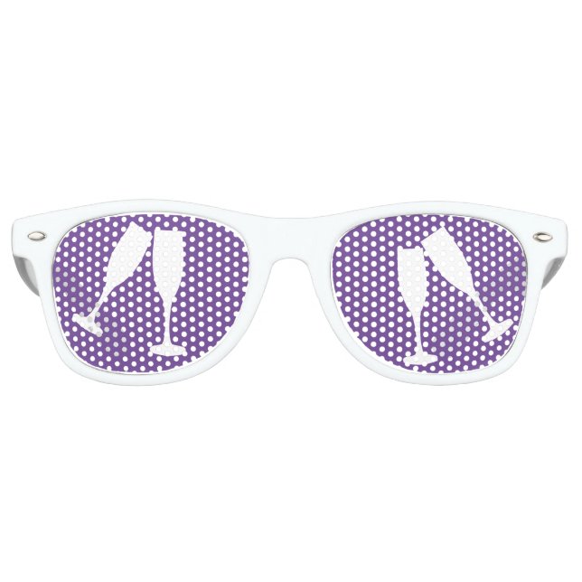 Gafas De Fiesta Retro Champán (Anverso)