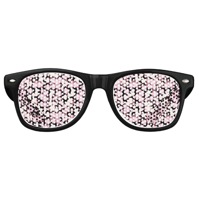 Gafas De Fiesta Retro Cherry Blossom -Japanese Sakura- (Anverso)