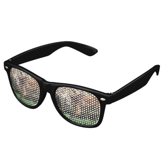 Gafas De Fiesta Retro Chrysocyon brachyurus (Ángulo)