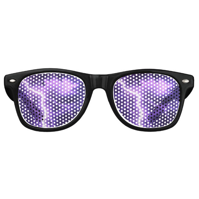 Gafas De Fiesta Retro cielo hermoso, trueno (Anverso)