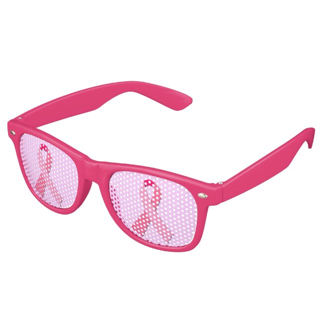 Gafas De Fiesta Retro Cinta rosa (Ángulo)