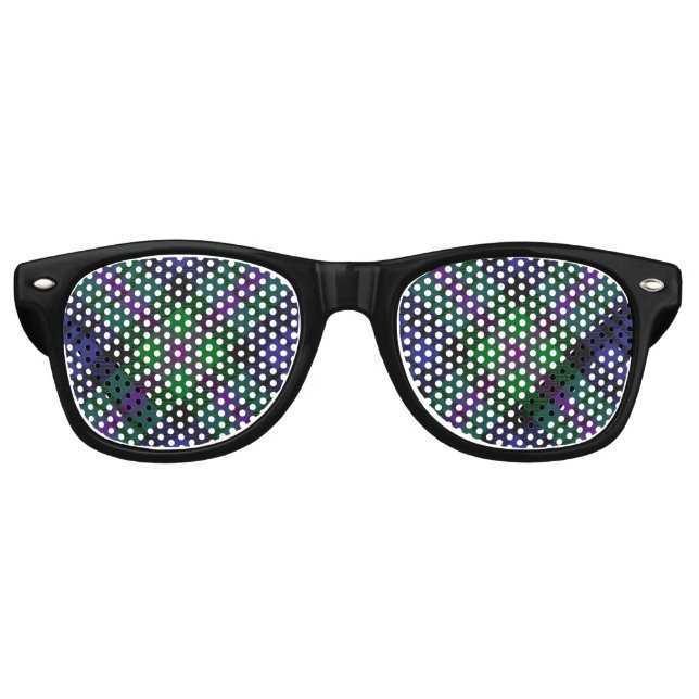 Gafas De Fiesta Retro Clan Baird Tartan (Anverso)