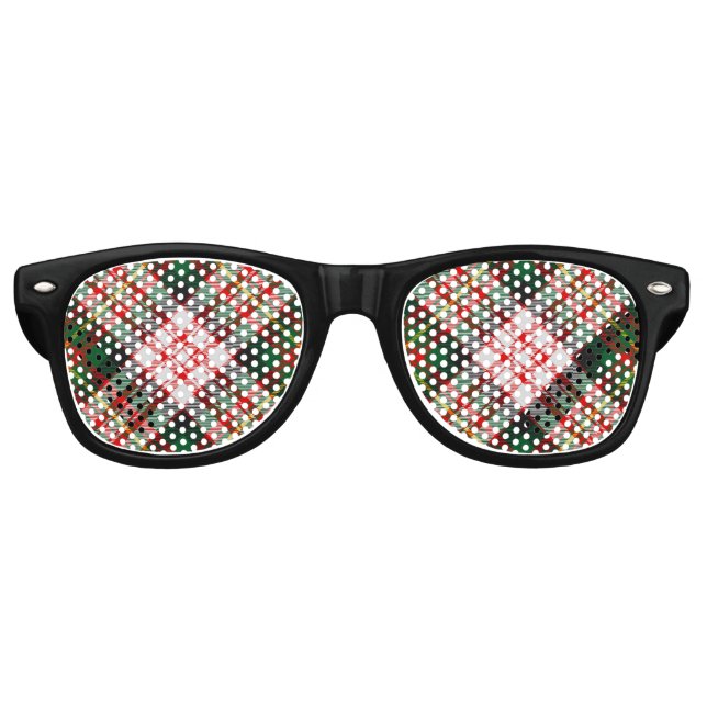 Gafas De Fiesta Retro Clan Carnegie Dress Tartan (Anverso)