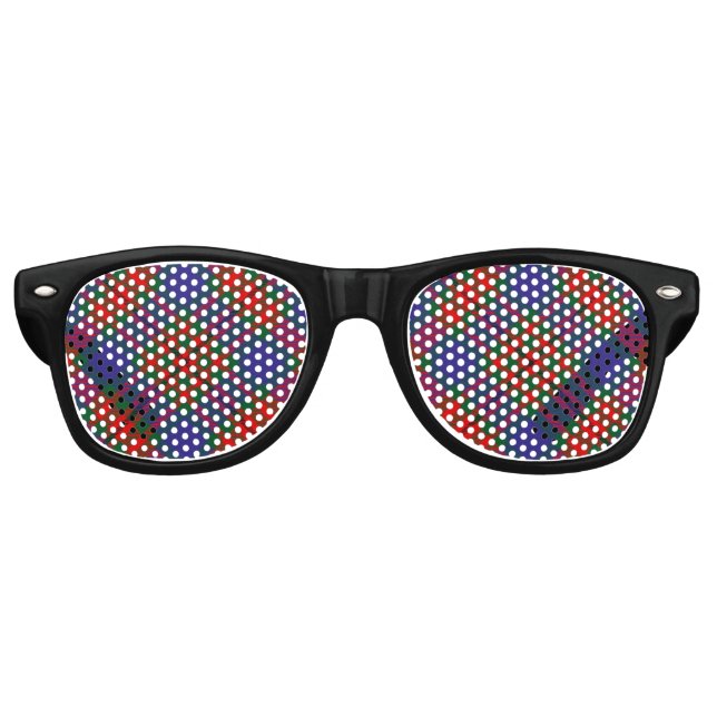 Gafas De Fiesta Retro Clan Carnegie Tartan (Anverso)