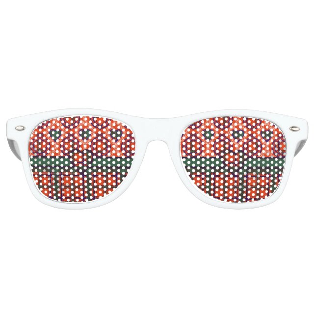 Gafas De Fiesta Retro Clan dalzell Plaid Scottish tartan (Anverso)