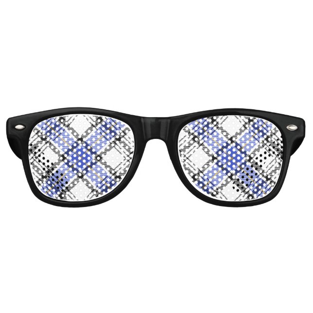 Gafas De Fiesta Retro Clan Hannay Tartan (Anverso)
