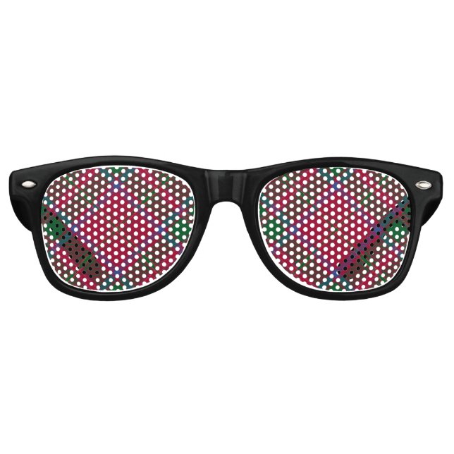 Gafas De Fiesta Retro Clan MacDougall Tartan (Anverso)