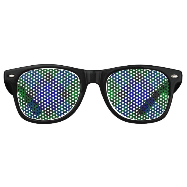 Gafas De Fiesta Retro Clan MacKay Tartan (Anverso)