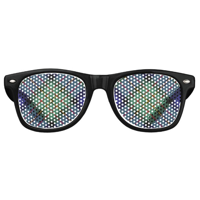 Gafas De Fiesta Retro Clan MacLaren Tartan (Anverso)