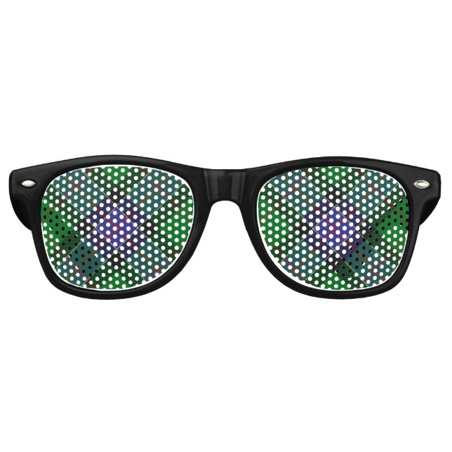 Gafas De Fiesta Retro Clan Sinclair Hunting Tartan (Anverso)
