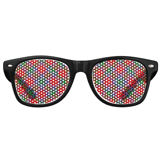 Gafas De Fiesta Retro Clan Sinclair Tartan (Anverso)