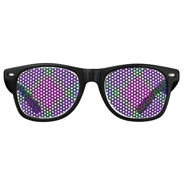 Gafas De Fiesta Retro Clan Wardlaw Tartan (Anverso)