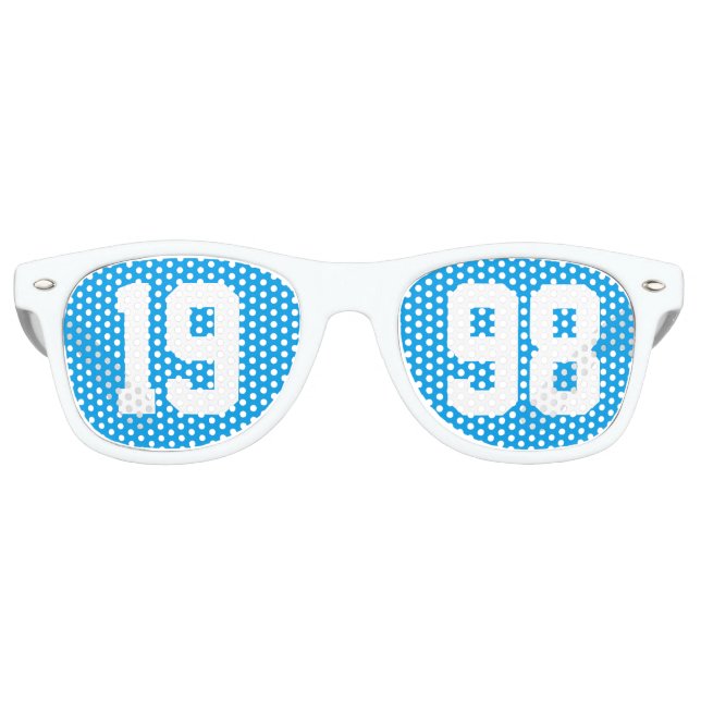 Gafas De Fiesta Retro Clase de 1998 25ª Reunión de la Escuela Secundaria (Anverso)