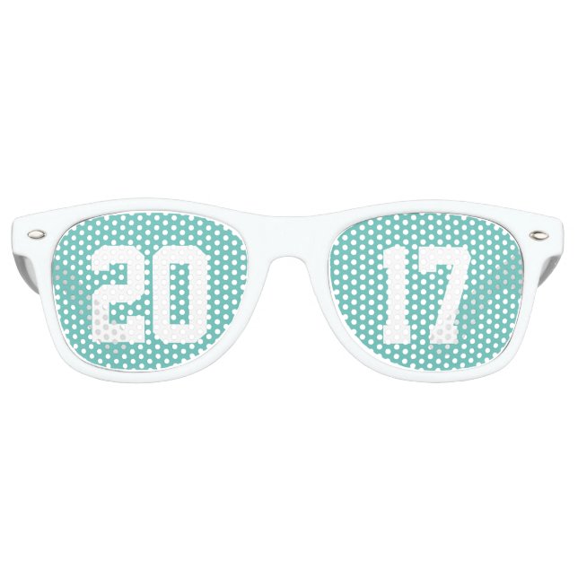 Gafas De Fiesta Retro Clase de 2017 (Anverso)