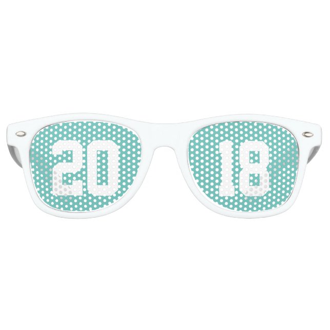Gafas De Fiesta Retro Clase de 2018 (Anverso)