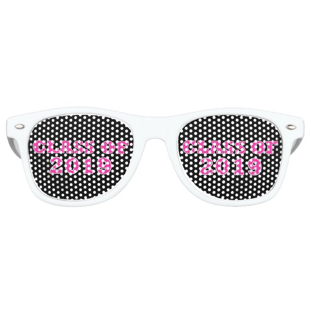 Gafas De Fiesta Retro "Clase de 2019" (Anverso)