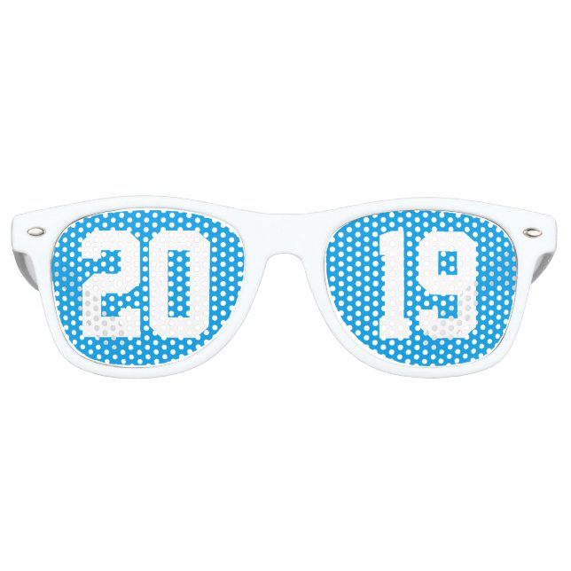 Gafas De Fiesta Retro Clase de Graduación Superior de 2019 (Anverso)