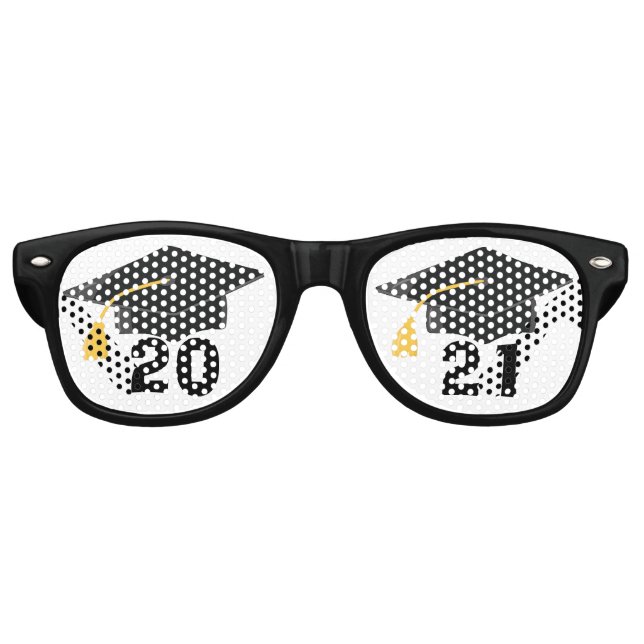 Gafas De Fiesta Retro Clase del Partido de Graduación Superior de 2021 (Anverso)