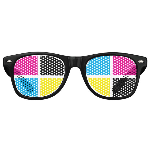 GAFAS DE FIESTA RETRO CMYK (Anverso)