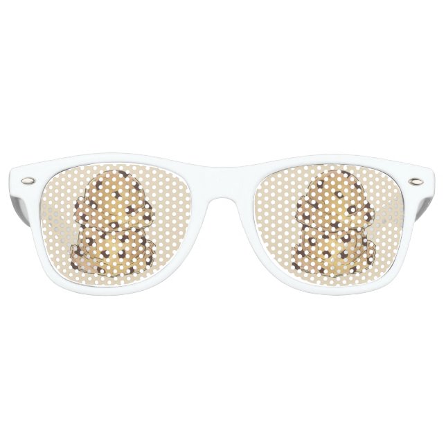 Gafas De Fiesta Retro Cocina de chocolate Dough Bakery pastelero Chef (Anverso)
