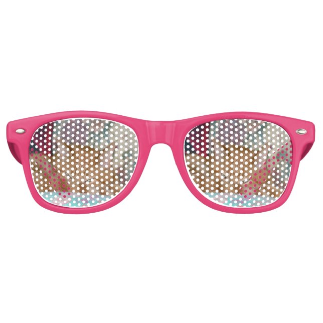 Gafas De Fiesta Retro Colocación (Anverso)