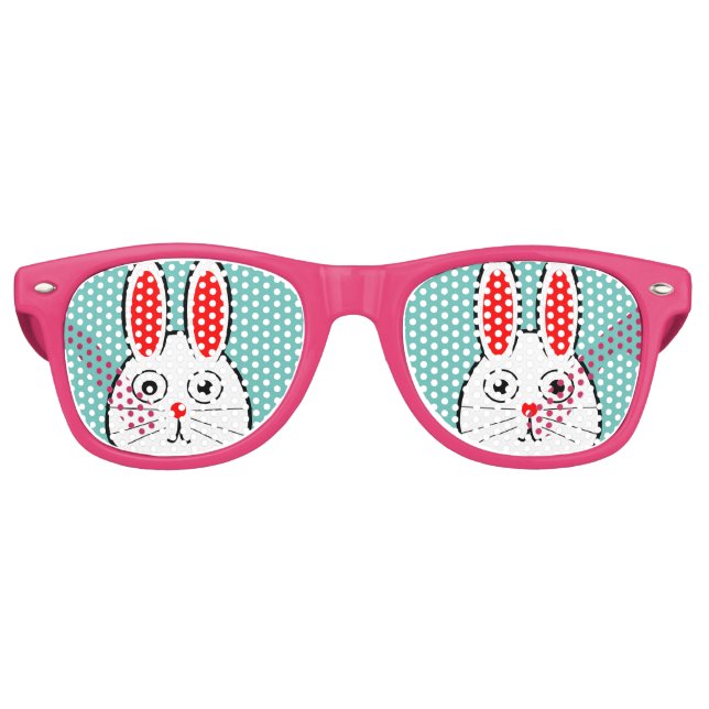 Gafas De Fiesta Retro Conejo de Pascua (Anverso)
