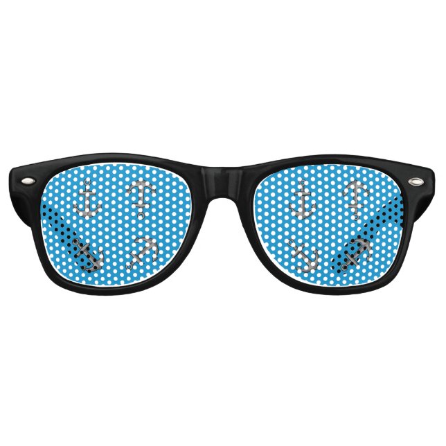 Gafas De Fiesta Retro Conjunto de anclaje de personalizado (Anverso)