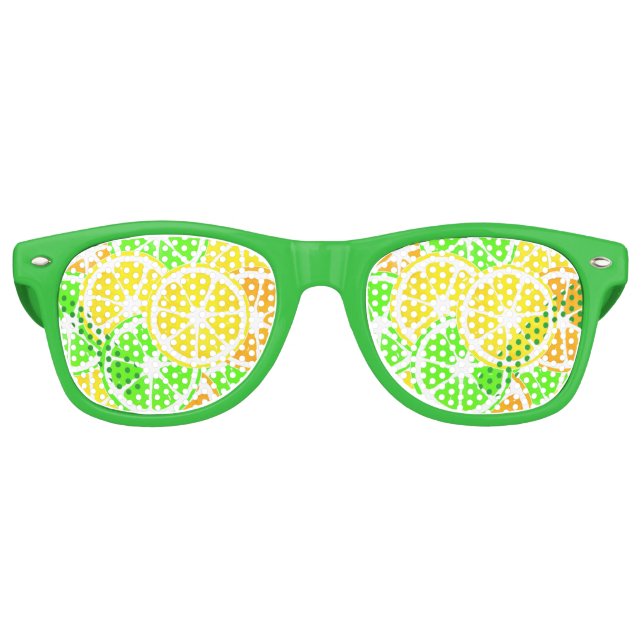 Gafas De Fiesta Retro Cortes de cítricos (Anverso)