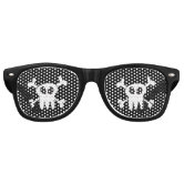 Gafas De Disfraz Skeleteen Retro Nerd - Gafas Hipster Negras