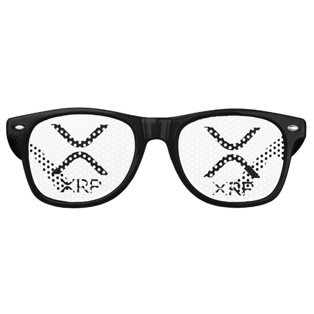 Gafas De Fiesta Retro criptodivisa XRP - XRP (Anverso)