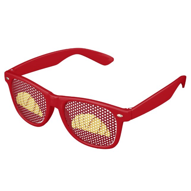 Gafas De Fiesta Retro Croissant (Ángulo)