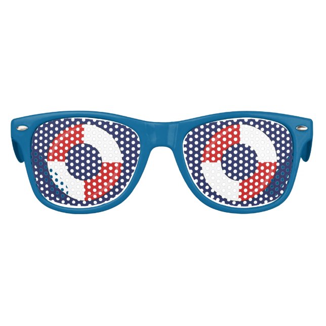 Gafas De Fiesta Retro Cruceros Náuticos (Anverso)