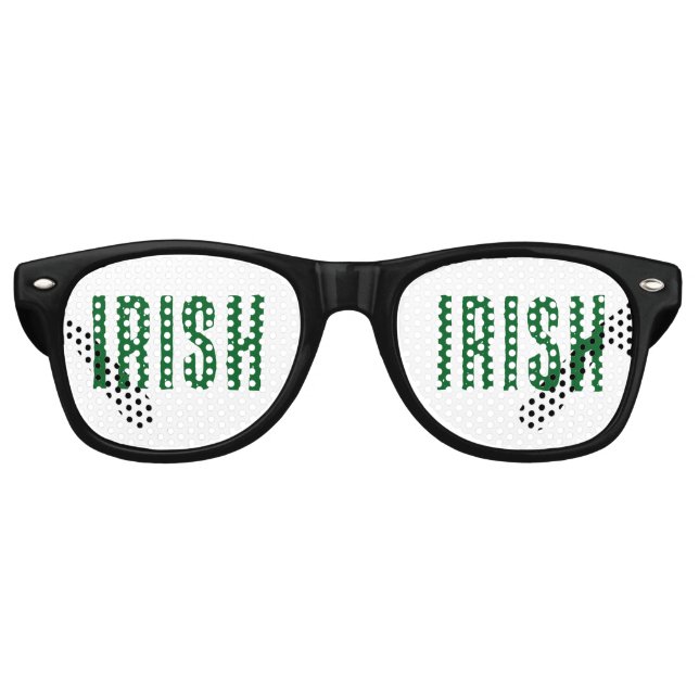 GAFAS DE FIESTA RETRO CTI. CRISTALINAS DE IRLANDA EN EL DÍA DE PATRICK (Anverso)