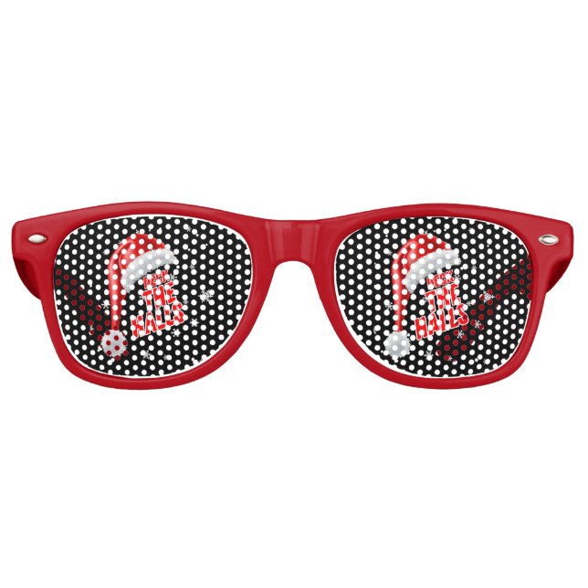 Gafas De Fiesta Retro Deck The Halls Snow Collection Fiesta (Anverso)
