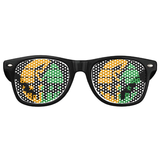 Gafas De Fiesta Retro Deja tu huella (Anverso)