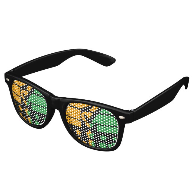 Gafas De Fiesta Retro Deja Tu Huella (Ángulo)