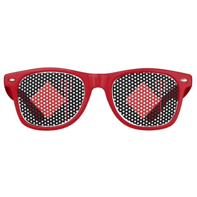 Gafas De Fiesta Retro Diamond Demon (Anverso)