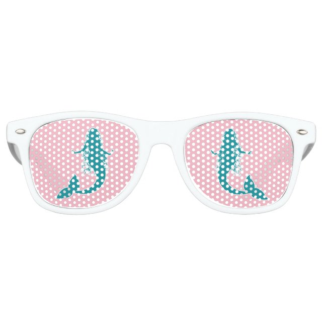 Gafas De Fiesta Retro Divertidas Fiestas Temáticas de la Sirena (Anverso)