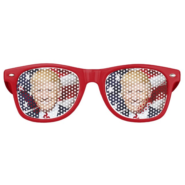 GAFAS DE FIESTA RETRO DONALD TRUMP FIESTA DIVERSIÓN DE LAS SOLUCIONES 20 (Anverso)