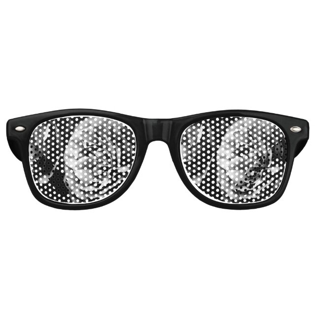 Gafas De Fiesta Retro dos rosas (Anverso)