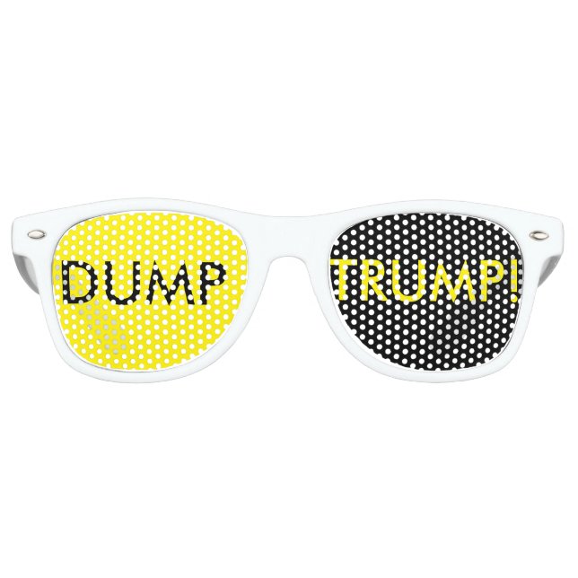 Gafas De Fiesta Retro Dump Trump (Anverso)